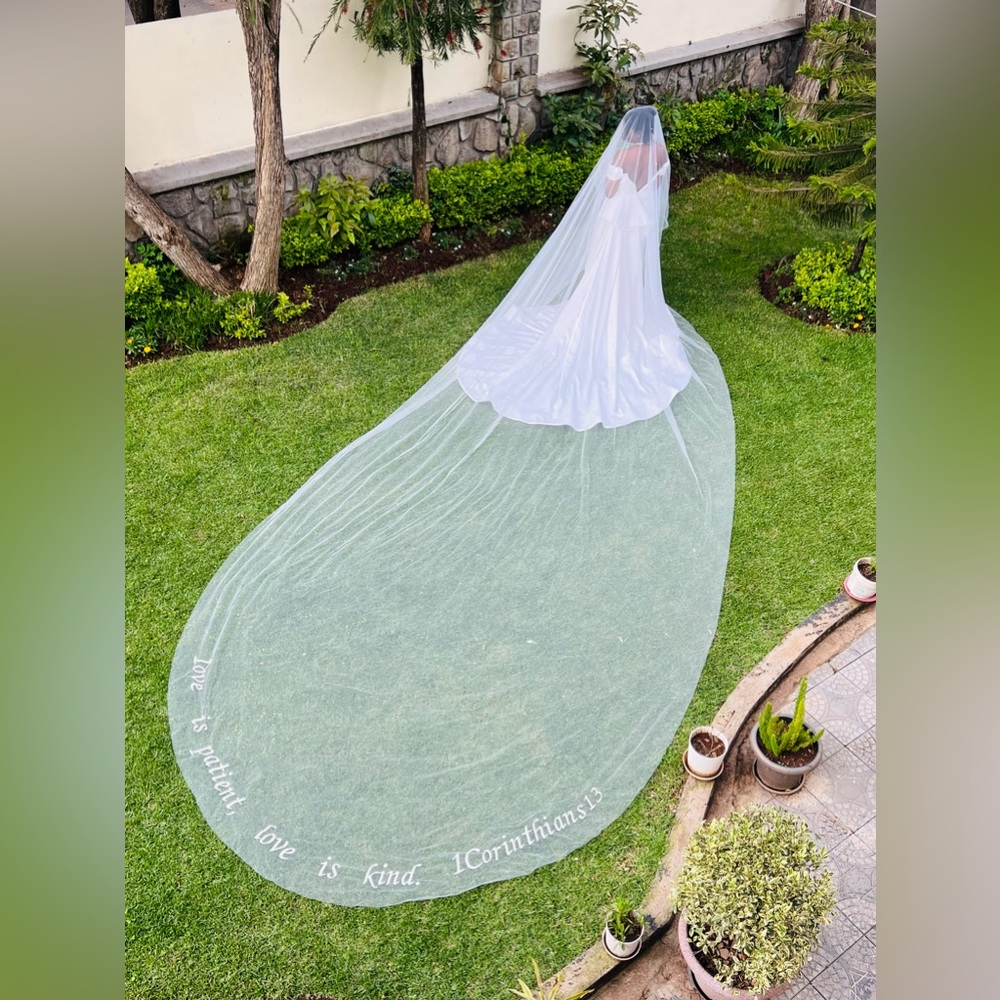 Long Veil Custom Made - image 1